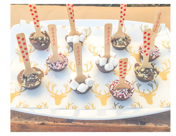 Perfect for Christmas! Hot Chocolate  & Coffee Spoons