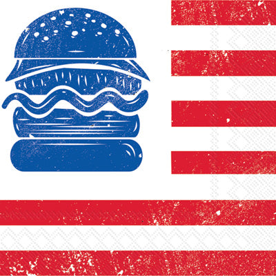 Lunch Napkins - All-American Burger