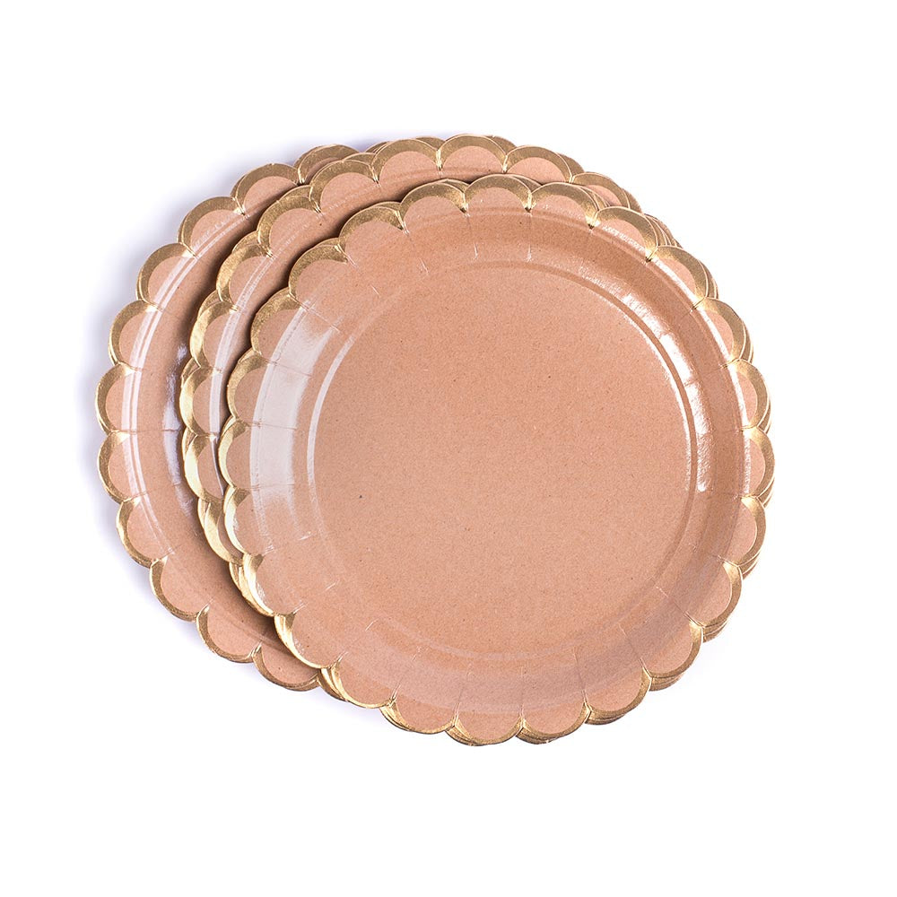Fancy Schmancy Kraft Plates