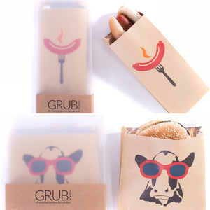 GRUB Pouches - Cow with Sunglasses