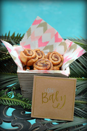 GRUB Paper - Pink & Gold Chevron