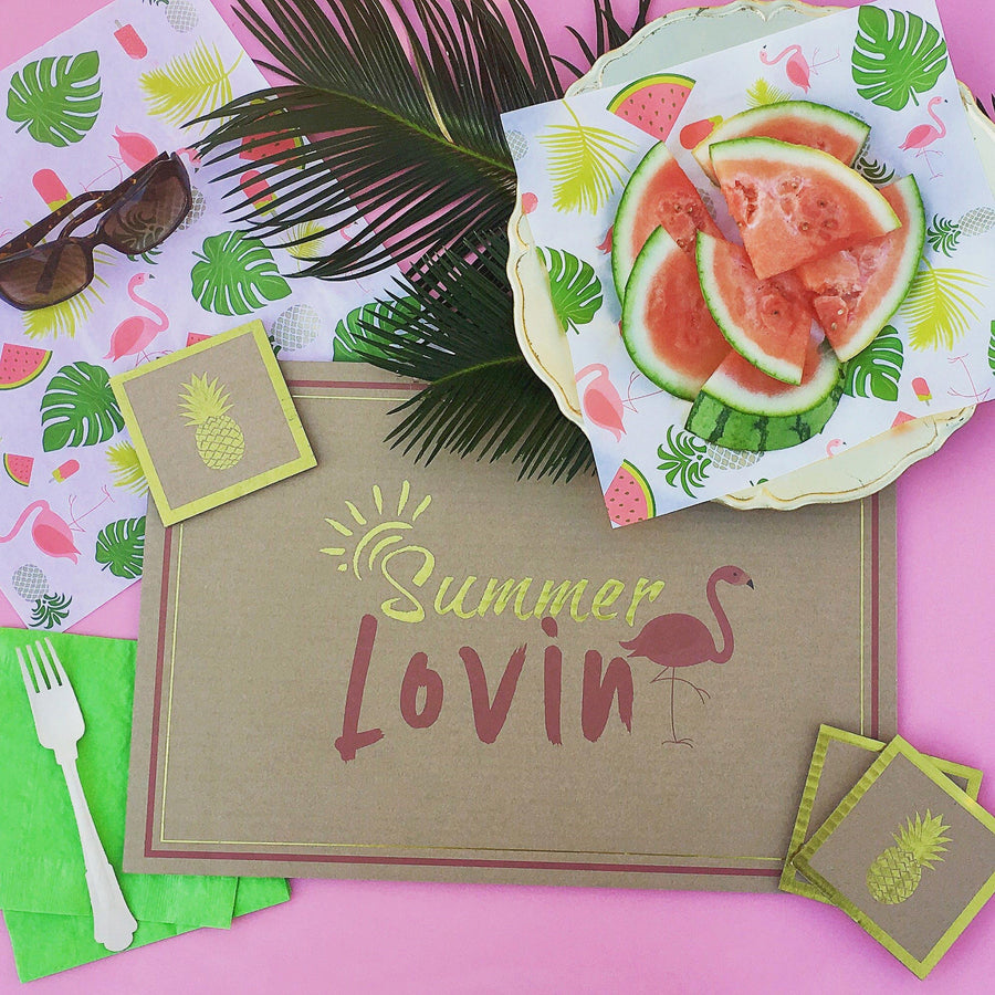 Coasters - Gold Pineapple