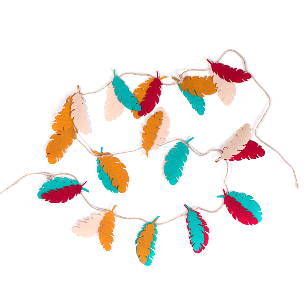 Felt Garland - Feather