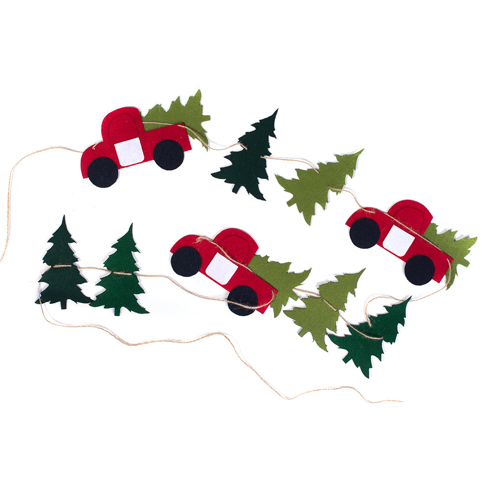 Felt Garland - Truck & Tree