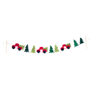 Felt Garland - Truck & Tree