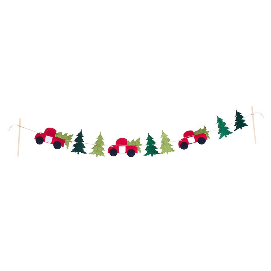 Felt Garland - Truck & Tree