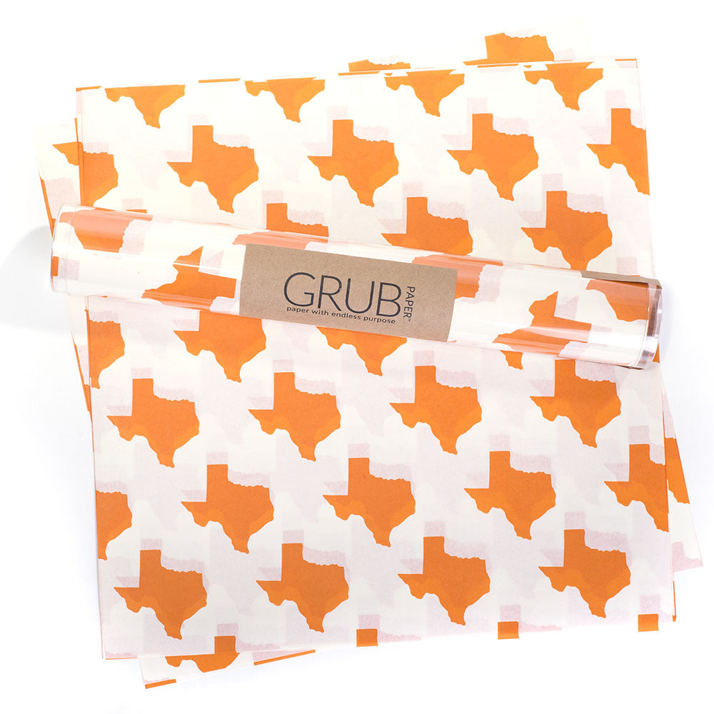GRUB Paper -  Orange Texas