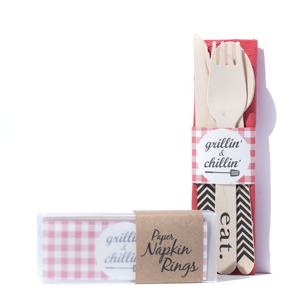 Napkin Rings - Grillin' & Chillin'