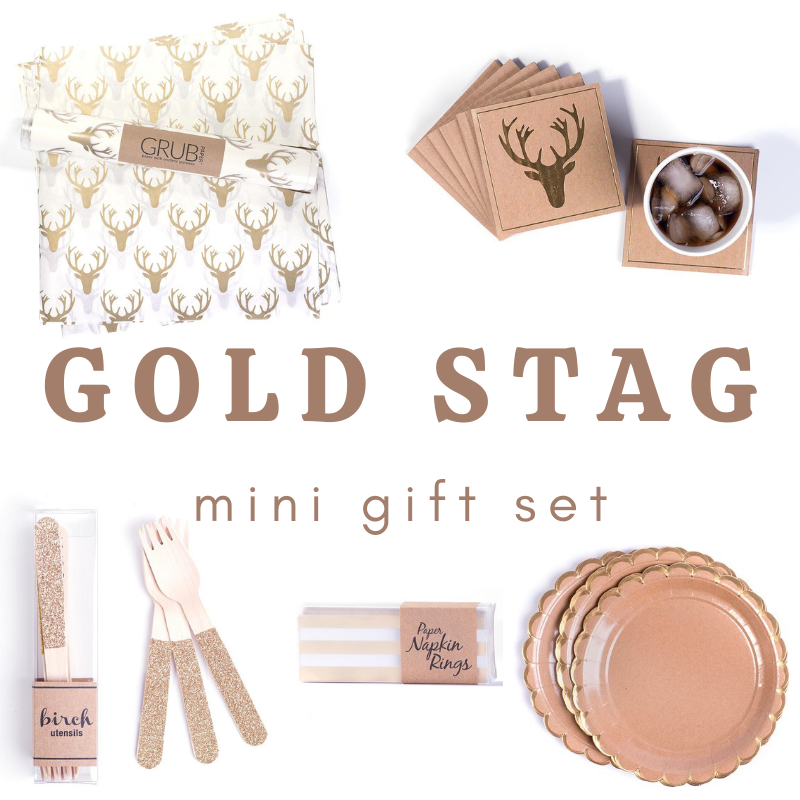 Mini Gift Set - Gold Stag
